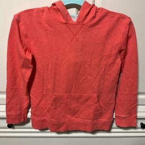 Cat & Jack Girls Medium Coral long sleeve hoodie